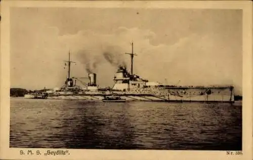 Ak Deutsches Kriegsschiff, SMS Seydlitz, Großer Kreuzer