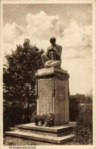 Ak Sehnde in Niedersachsen, Kriegerdenkmal