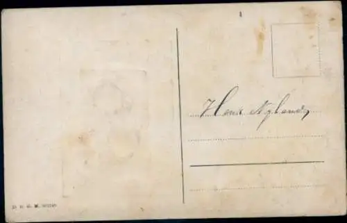 Wackelaugen Ak Golfer, Golfplatz