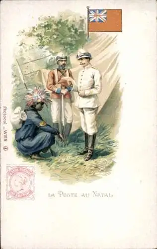 Briefmarken Litho La Poste au Natal