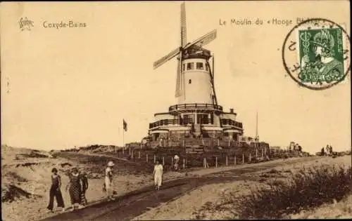 Ak Koksijde Koksijde Bains Westflandern, Moulin du Hooge Blekker