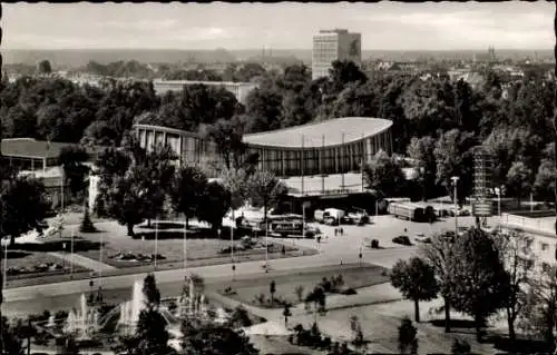 Ak Karlsruhe in Baden, Teilansicht, Hochhaus