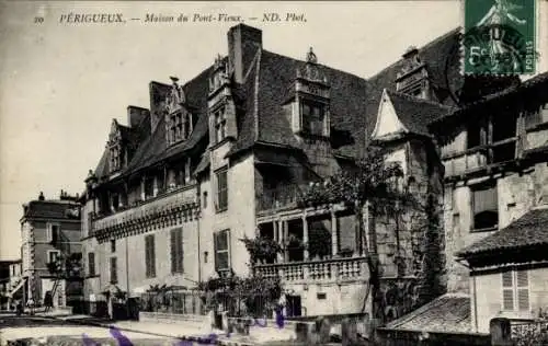 Ak Périgueux Nouvelle-Aquitaine Dordogne, Maison du Pont-Vieux