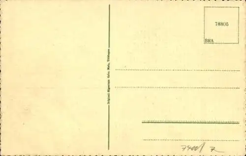 Ak Tübingen am Neckar, Teilansicht