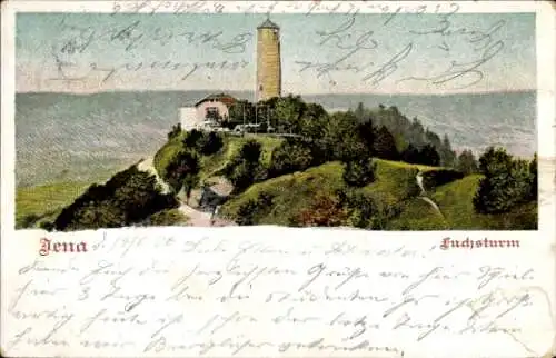 Ak Jena in Thüringen, Fuchsturm