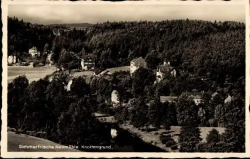 Ak Neumühle an der Elster Greiz in Thüringen, Knottengrund