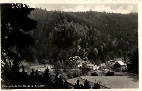 Ak Clodra Berga an der Elster Thüringen, Clodramühle