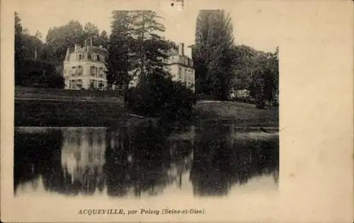 Ak Acqueville Yvelines, Schloss