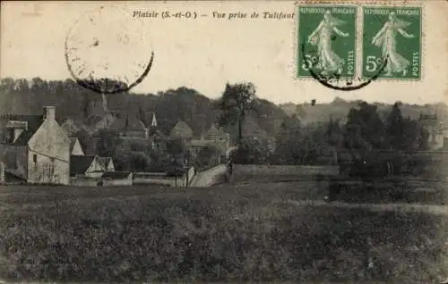 Ak Plaisir Yvelines, Vue prise de Tulifaut