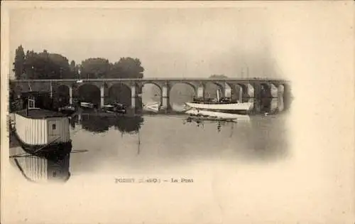 Ak Poissy Yvelines, Brücke