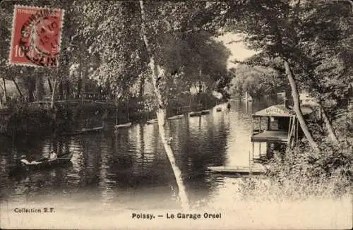 Ak Poissy Yvelines, Le Garage Oreel