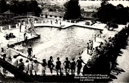 Ak Bas de l'Echelle Haute Savoie, Piscine, Bois Saleve, Centre de la S.N.C.F.