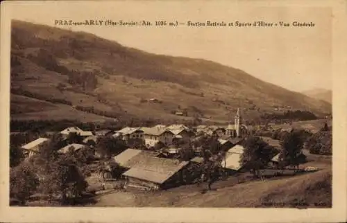 Ak Praz sur Arly Haute Savoie, Panorama, Turm