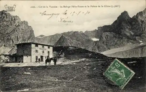 Ak La Vanoise Savoie, Col, le Refuge Felix-Faure, Pointe de la Gliere