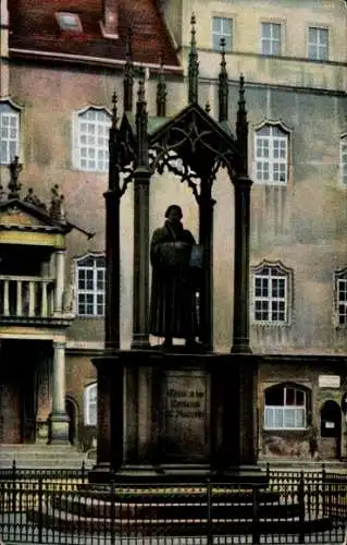 Ak Lutherstadt Wittenberg, Luther-Denkmal