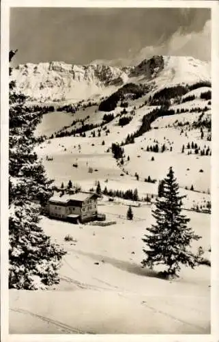 Ak Bad Hindelang im Oberallgäu, Haus Ingeburg, gegen Iseler