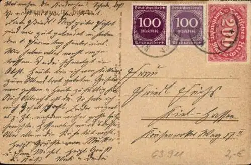 Ak Klingenberg am Main Unterfranken, Teilansicht, Gasse, Treppe