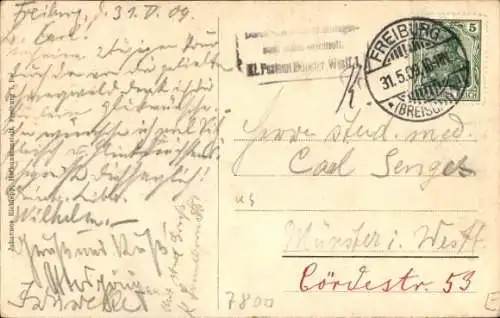 Ak Obersimonswald Simonswald im Schwarzwald, Tal, Panorama