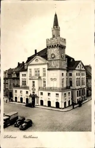 Ak Löbau in Sachsen, Rathaus