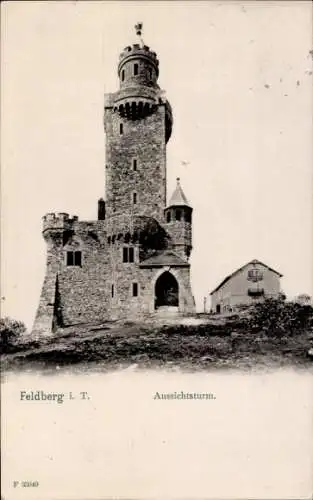 Ak Niederreifenberg Schmitten im Taunus, Großer Feldberg, Aussichtsturm