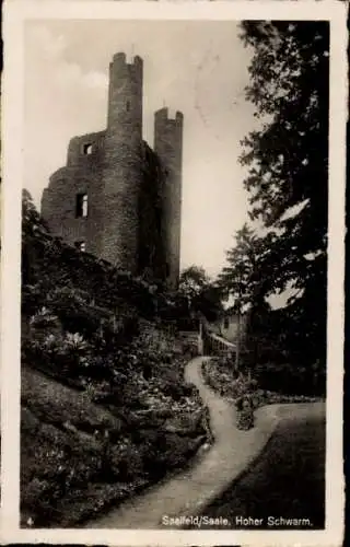 Ak Saalfeld an der Saale Thüringen, Hoher Schwarm