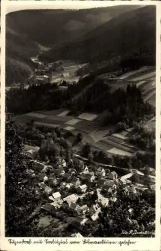 Ak Sitzendorf in Thüringen, Ortsansicht