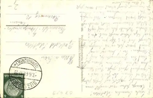 Ak Sitzendorf in Thüringen, Ortsansicht