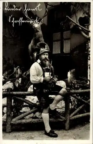 Foto Ak Bad Reichenhall, Tracht, Reichenhaller Bauernkapelle, Linder Hansl