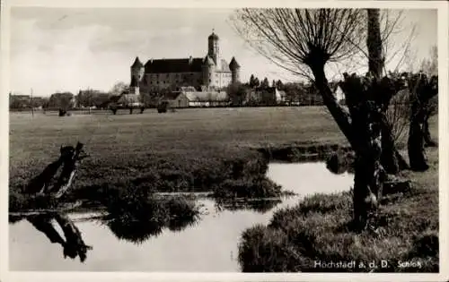 Ak Höchstädt an der Donau Schwaben, Schloss