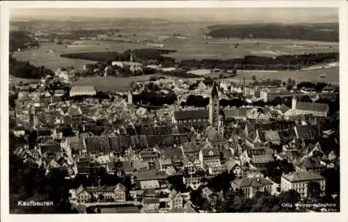 Ak Kaufbeuren an der Wertach in Schwaben, Fliegeraufnahme