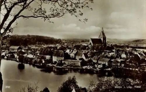 Ak Mölln im Herzogtum Lauenburg, Gesamtansicht, Turm