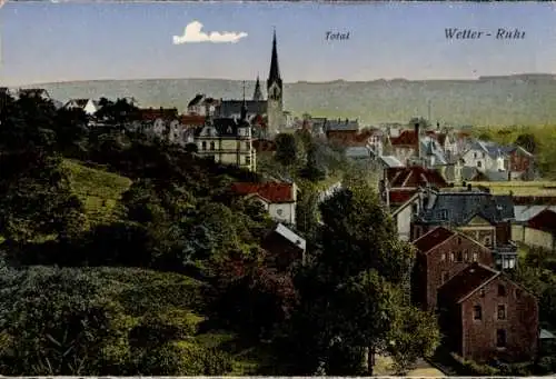 Ak Volmarstein Wetter Ruhr, Gesamtansicht