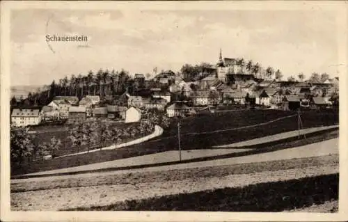 Ak Schauenstein im Frankenwald, Totalansicht