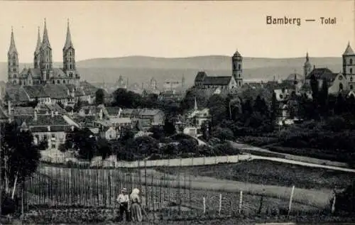 Ak Bamberg in Oberfranken, Stadtansicht