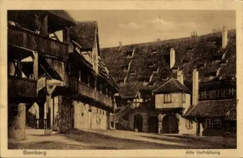 Ak Bamberg Oberfranken, Alte Hofhaltung