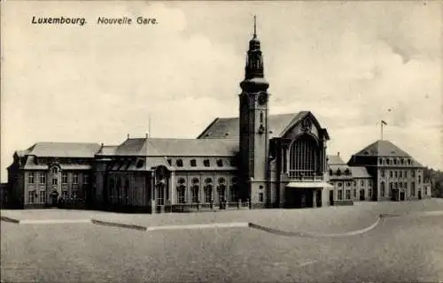 Ak Luxemburg Luxembourg, Bahnhof