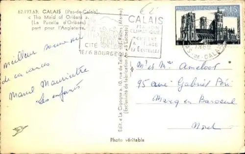 Ak Dampfer The Maid Of Orleans, Southern Railway