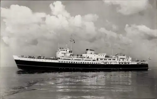 Ak Dampfschiff MV Prinses Beatrix, Koningin Emma, Zeeland Steamship Co.