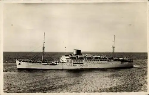 Ak Dampfer MV. Boissevain, Ruys, Tegelberg, KPM Line