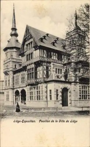 Ak Liége, Weltausstellung 1905, Pavillon de Liége