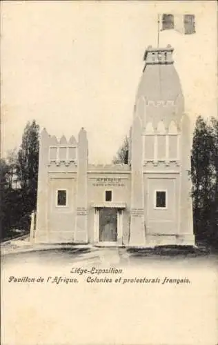 Ak Liége, Weltausstellung 1905, Pavillon de Afrique