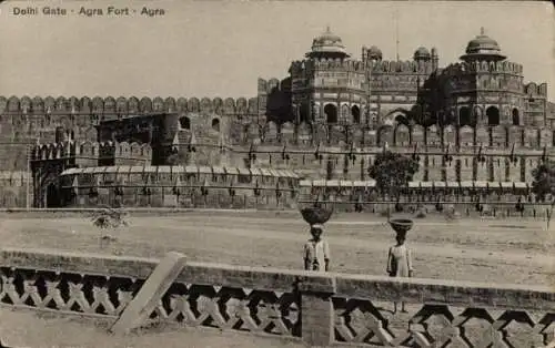 Ak Agra Indien, Delhi Gate, Agra Fort