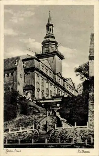 Ak Grudziądz Graudenz Westpreußen, Rathaus