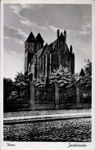 Ak Toruń Thorn Westpreußen, Jacobskirche