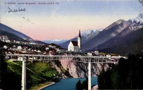 Ak Scuol Schuls Kt. Graubünden Schweiz, Unter-Engadin
