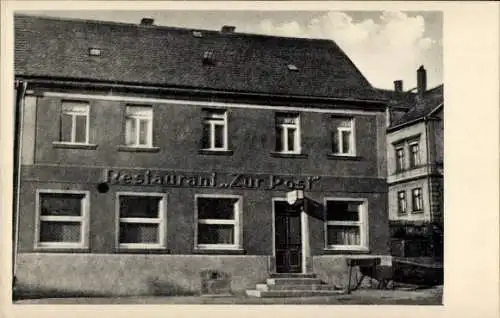 Ak Planitz Zwickau in Sachsen, Restaurant zur Post