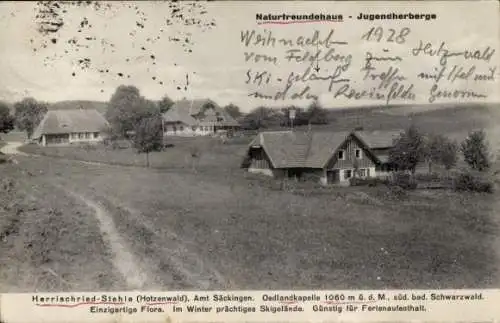 Ak Herrischried am Hotzenwald, Naturfreundehaus, Jugendherberge, Oedlandkapelle