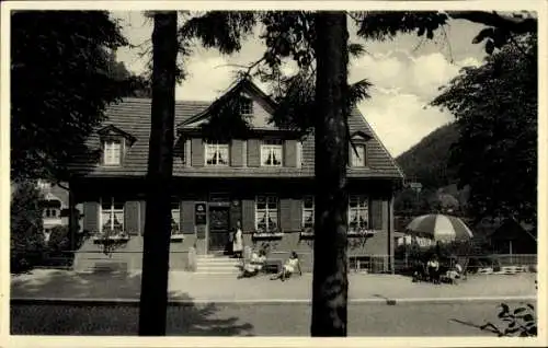 Ak Triberg im Schwarzwald, Hotel und Pension Gerwig