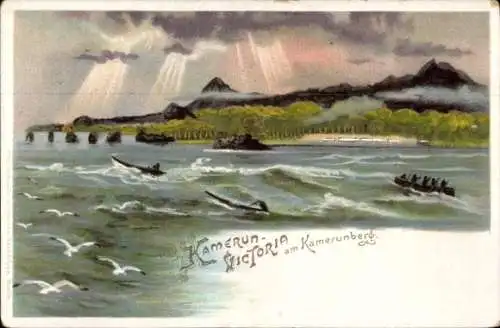 Litho Kamerun, Victoria am Kamerunberg