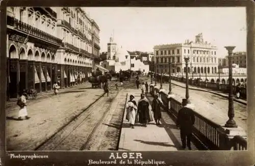 Ak Algier Algier Algerien, Boulevard de la République